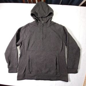 The North Face Fleece Women's Dark Gray Quarter Zip XXL Hoodie